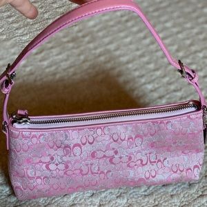 Pink Coach Handbag